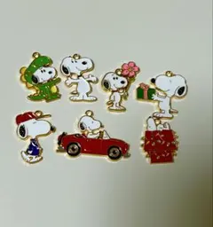 PEANUTS スヌーピー キーホルダー7個