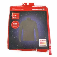 ★新品★HEATTECH ウルトラウォームタートルネックT Ｍ　ダークグレー