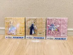 ブルアカ　ローソンコラボ　アクスタ　ティーパーティ3点セット ブルアカ ローソンコラボ アクスタ ティーパーティ3点セット - メルカリ