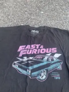 00s ビッグシルエット Fast&Furious ムービーTシャツ　ワイスピ