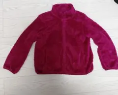 UNIQLO キッズ フリースジャケット ピンク 140cm