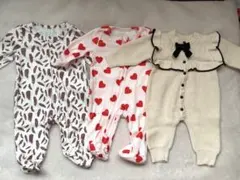 ロンパース3点セット