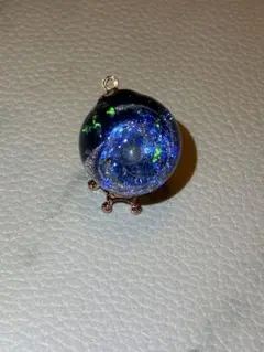 宇宙モチーフ レジン ペンダントトップ