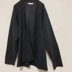 GLOBAL WORK ブラックカーディガン S シンプル Vネック 羽織り