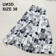 【新品】UN3D. 25SS ミサトアンドウ パンジーちゃんスカート（628）のサムネイル