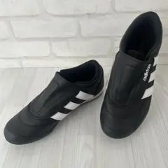 【美品/廃盤】　アディダス 格闘技・テコンドー用シューズ 黒×白 23.5cm