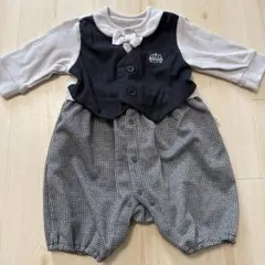 タキシード風ロンパース　80