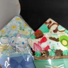 24日-セール【匿名配送】シナモロール　シナモン　タオルハンカチ2枚