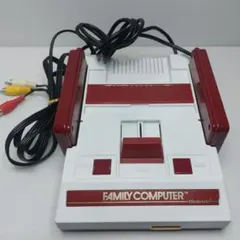 FC コンポジット化ファミコン本体 後期型 動作確認済 塗装品