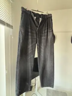 Graphpaper ブラックデニムSelvage Denim TwoTuckのサムネイル
