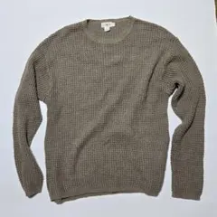 J.CREW 90s グレージュ ニットセーター M