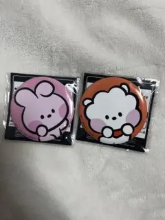 BT21 minini ピンバッジ 2個セットのサムネイル