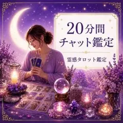 霊視×タロット 20分間チャット鑑定 占い放題 【恋愛相談、仕事関係、家族間】