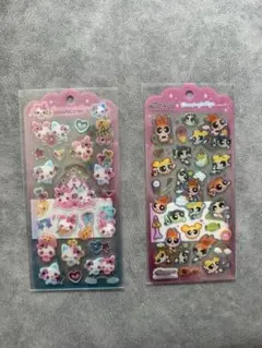 パワーパフガールズ　ふわふわラビちゃん　　　　　ドロップジェリーシール 正規品