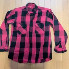 テン様専用Levi's レッド/ブラックチェック 長袖ネルシャツ M