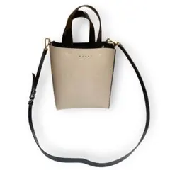 MARNI ベージュ ショルダーバッグ
