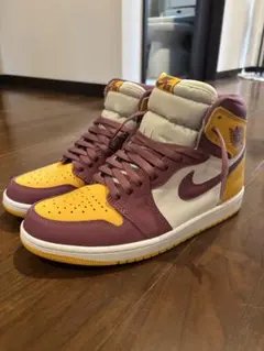 パープル/イエロー エアジョーダン1