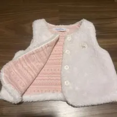 familiar ファミリア　リバーシブル　ベスト　サイズ70