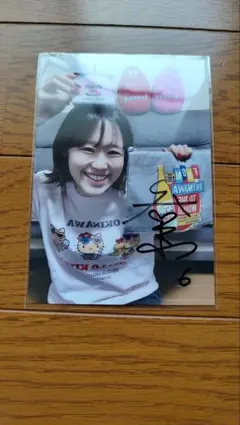 G*】様 【サイン入り】東京ヴェルディベレーザ 眞城美春 選手 ポスト
