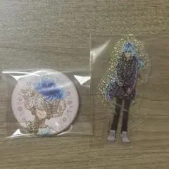 ツイステ展 缶バッジ ホログラムクリアカード オルト イデア セット