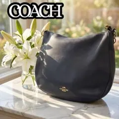 COACH コーチ ハドリー ホーボー ネイビー トートバッグ A4可 大容量