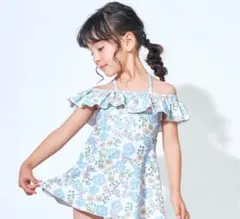 トロピカル柄ワンピース水着