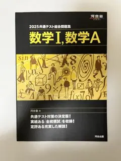 【新課程対応】河合塾 2025共通テスト総合問題集 数学ⅠA