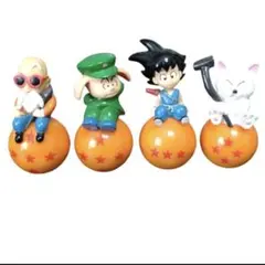 ドラゴンボール おきあがりこぼし フィギュア　孫悟空　ウーロン　亀仙人　カリン様
