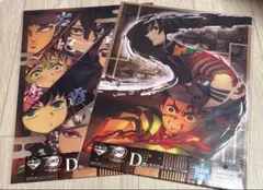 鬼滅の刃 一番くじ 姉の仇 D賞 クリアポスター 冨岡義勇 猗窩座 竈門炭治郎