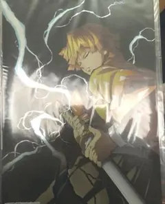 鬼滅の刃 全集中展 特殊印刷イラストカード 我妻善逸
