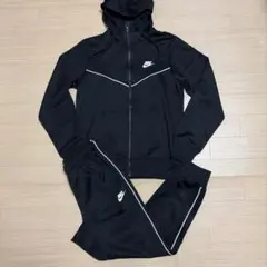 ナイキ メンズ ジャージ 上下 セットアップ Sサイズ ブラック