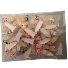 キューピー　動物　ネイルパーツ　デコパーツ　まとめ売り　ハンドメイド　素材