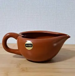 【未使用】常滑焼 朱泥 哲生作 湯冷まし 茶道具