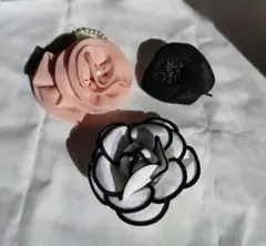 花ブローチ3色セット　ナチュラルビューティベーシックス