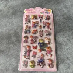 ズートピア 3Dキャラクターシール