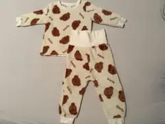 ボリスベア フリース ベビーパジャマ 80cm