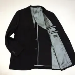 【美品】スーツカンパニー テーラードジャケット Super120's 2XL 黒