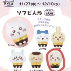 ココス　ちいかわ　第4弾　ソフビ人形　ラッコ