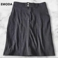 EMODA　インナーパンツ付きリブタイトスカート　ミニスカート　Ｍ　ブラックのサムネイル