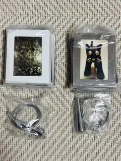 【未開封】ワイヤーハンギング フォトフレーム ホワイト＆シルバー 2色 10連