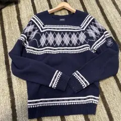アーガイル ニット