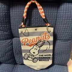 PEANUTS スヌーピー ニットトートバッグ　新品・タグ付き