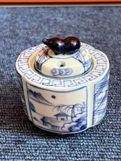 中国香炉骨董　アンティーク アンティーク風中国香炉、鳳凰モチーフ装飾品