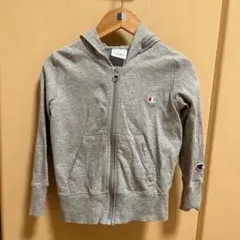 Champion グレー ジップアップパーカー 110