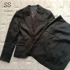 【SS】レミュー 洗える セットアップ スカート ブラック スタイリッシュライン