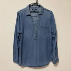 OLD NAVY デニムシャツ 長袖 ブルー Lサイズのサムネイル