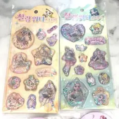 韓国人気　キャッチ！ティニピン ウォーターシール 4枚