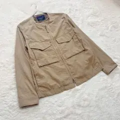 【ナノユニバース】 (M) ブルゾン ポケット付き フルジップ レディース