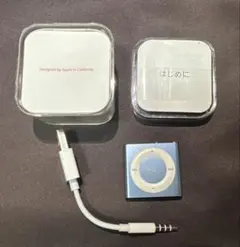 Apple iPod shuffle 第4世代 ブルー 付属品あり 完動品のサムネイル