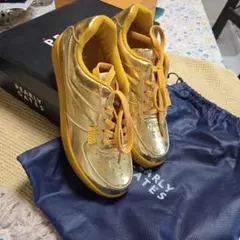 PEARLY GATES ゴルフシューズ ゴールド 23.5cmのサムネイル